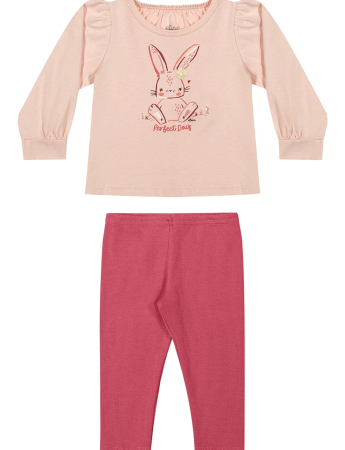 CONJUNTO BLUSA M/L + PANTALON