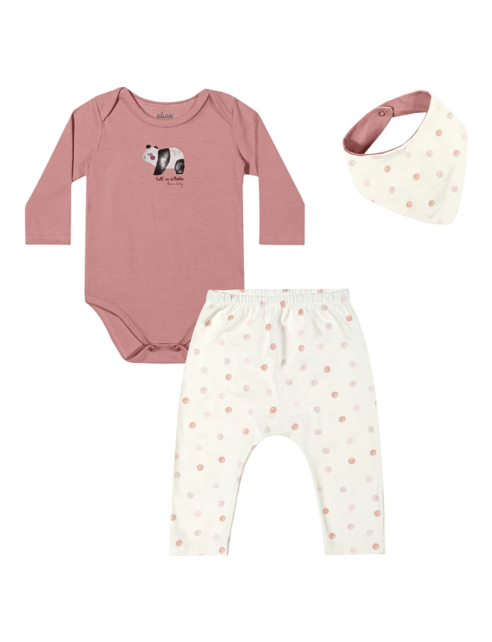 KIT BODY M/L + PANTALON + BABERO