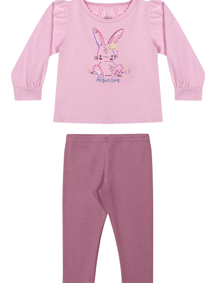 CONJUNTO BLUSA M/L + PANTALON